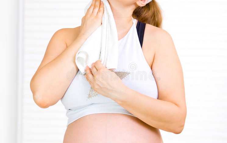 التعرق المفرط أثناء الحمل